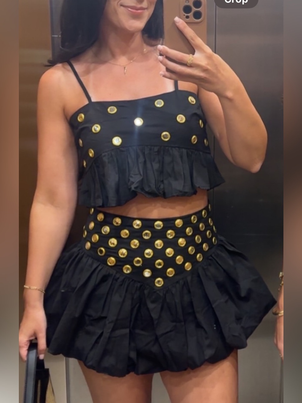 Crop Top & Skirt Set